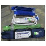 Tent, Military Cot and Chairs