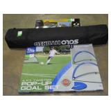 Canopy, Badminton Set and Pop-Up Goal Set