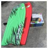 Inflatable Boat Float, Boogie Boards & Pump