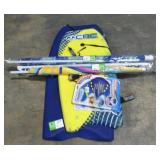 Boogie Boards, Umbrellas, and Water Games-