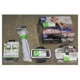 Exercise Ball, Watch, Ear Buds & Arm Band