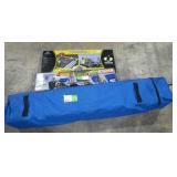 Multi-Sport Backstop, Canopy & Badminton Set