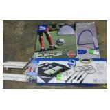 Pop-Up Goal Set & Volleyball/Badminton Set