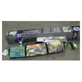 Tent, Cot, Canopy, Flashlight and Fan