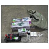 Tents, Air Mattress, Air Pump and Camp Shower