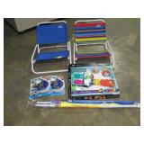 Beach Chairs, Tent, Pool Toys, Umbrella & Fans