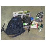 Backpacks, Tent, Camp Shower & Flashlights