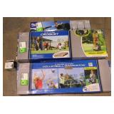Croquet Set,Volleyball/Badminton Set & Batting Tee