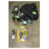 Speed Bag, Hooded Sweats, and Waist Compressor-