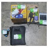 Stability Ball, Slim Belt, Sauna Suit, Headphones-