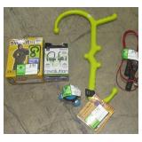 Muscle Hook, Sweat Suit, Ear Buds & Jump Rope