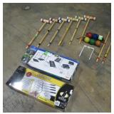 Croquet Set, Badminton Set  & 3-in-1 Game Set