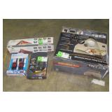 Tent, Air Mattress, Walkie Talkies, Camp Shower