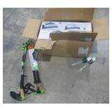 Tents, Hiking Poles, and Whistles-