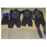 (Qty - 4) Wetsuits-