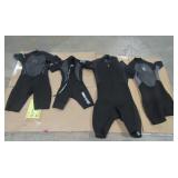 (Qty -  4) Wetsuits-