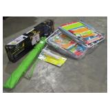 Beach Chairs, Umbrella and Volleyball Set