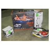 Tow Rope, Float and Battery Air Pump