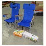 Tent, Beach Chairs, Umbrella & Camp Mat-