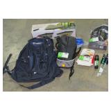 Backpacks, Tent, Camp Shower & Flashlights