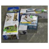 Tent, Air Mattress, Electric Pump, and Croquet-