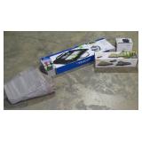 Tent, Air Mattress, Volleyball, and Electric Pump-