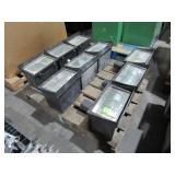 (Qty - 9) Metal Halide Floodlights-