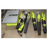 (Not Working) Ryobi Table Saw and Blowers-