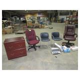 Chairs and Cabinet-