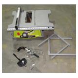 10" Table Saw with Folding Stand-