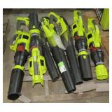 **Not Working** (Qty 7) Ryobi Blowers-