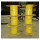 (Qty 6) Metal Cable Spools-