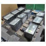 (Qty 9) Metal Halide Floodlights-