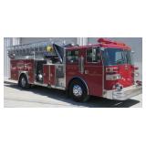 1990 Sutphen Deluge Ladder Truck