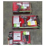Impact Wrench Kit, Impact Driver Kit, Battery Kit-