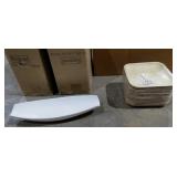 Sushi Bowls and Leaf Plates-