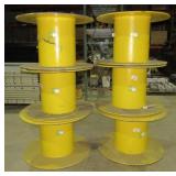 (Qty 6) Metal Cable Spools-
