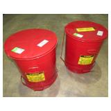 (Qty 2) Waste Bins-