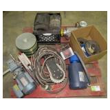 Motors, Sprockets, Rubber Matting-