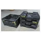 (Qty 4) Collapsible Bulk Containers-