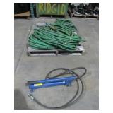 Hydraulic Pump and Oxygen Hose-