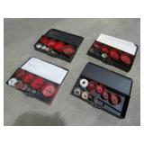(qty - 4) Hole Saw Kits-