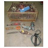 Basket of *Not Working* Pneumatic Tools-