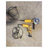 Gas Powered Drills, Dewalt Grinder, Electric Drill