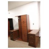 U Shape 5 Drawer Desk with Hutch