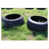 (10) 40" x 30" Turned Tires