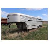 1990 Feather Lite Econolite  stock trailer