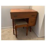 Singer Sewing Machine in Cabinet