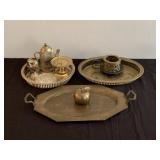 Group of Metal Decor