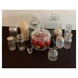 Group of Glass Items